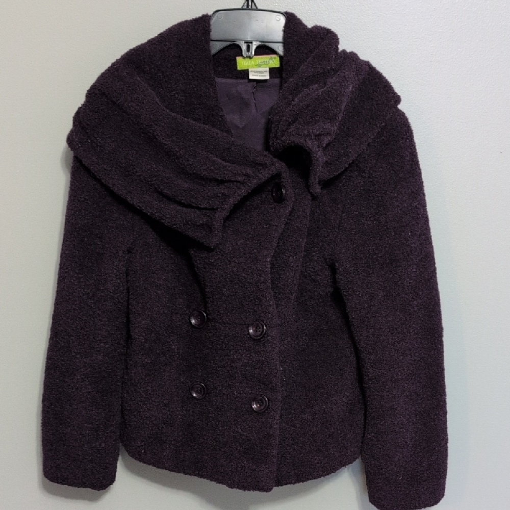 Itala Testino Alpaca Wool Jacket Coat Size Medium